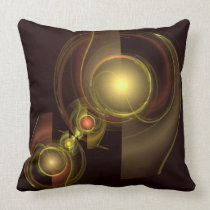 Intimate Connection Abstract Art Throw Pillow