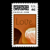 Intimate Moment Postage Stamp