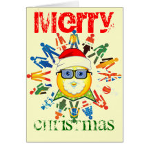 Intl' Merry Christmas Greeting Cards