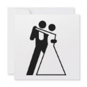 Int'l Sign for Bride & Groom invitation