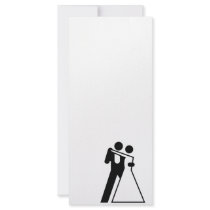 Int'l Sign for Bride & Groom rack cards