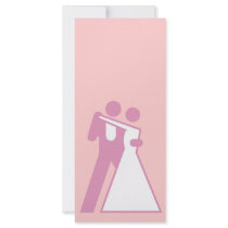 Int'l Sign for Bride & Groom rack cards by marry_me Int'l Sign for Bride & Groom rack cards
