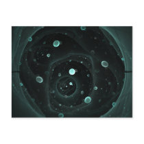 Into the Abyss Fractal Art Postcard