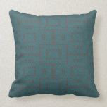 into the blue pillows