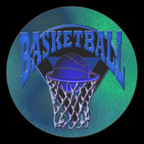 Into The Hoop Basketball and Backboard stickers