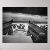 Into The Jaws Of Death LCVP World War II Omaha Print