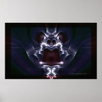 Into the Mouth of Madness Fractal Poster posters