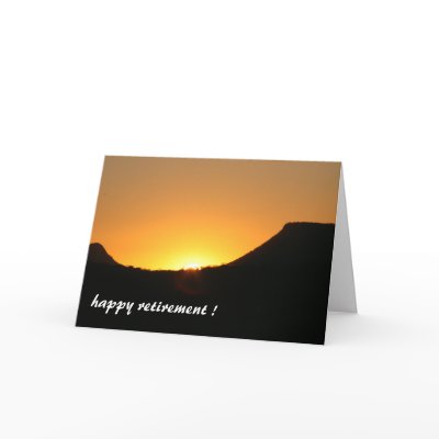 into the sunset greeting card by cardart