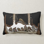Into the Winter Night Throw Pillow