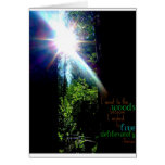 Into the Woods Greeting Card