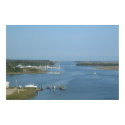Intracoastal Waterway at Oak Island, NC - print by bpgisme Intracoastal Waterway at Oak Island, NC - print
