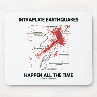 Intraplate Earthquakes Happen All The Time mousepad
