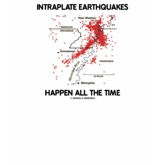 Intraplate Earthquakes Happen All The Time shirt