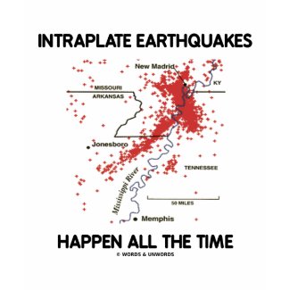 Intraplate Earthquakes Happen All The Time shirt