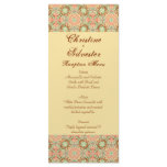 Intricate Arabesque, menu and program Rack Card