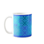 Intricate Blue Tiled Geometric Mug