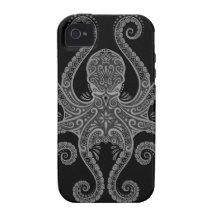 Intricate Dark Octopus Case-Mate iPhone 4 Case