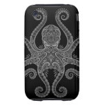 Intricate Dark Octopus Tough iPhone 3 Covers