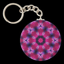 Intricate Pink Keychain keychains
