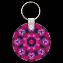 Intricate Pink Keychain by webgrrl Intricate Pink Keychain