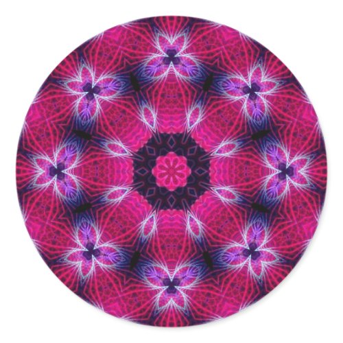 Intricate Pink Sticker sticker