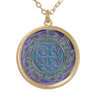 Intricate Stone and Metal Celtic Knot Mandala Custom Jewelry