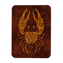 Intrictate Stone Cancer Symbol Flexible Magnets