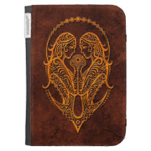 Intrictate Stone Gemini Symbol Cases For Kindle