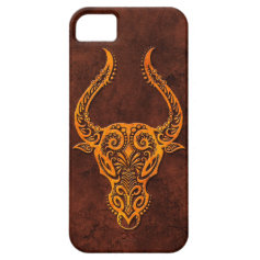 Intrictate Stone Taurus Symbol iPhone 5 Cases