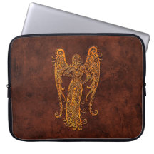 Intrictate Stone Virgo Symbol Laptop Computer Sleeves