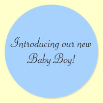 Introducing our new Baby Boy envelope seal stickers