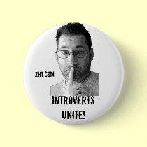 INTROVERTS UNITE! Button by karlerikson INTROVERTS UNITE! Button