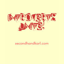 INTROVERTS UNITE! Warped design ladies tee t-shirts