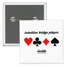 intuitive bridge player inside (four card suits) button