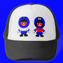 Inuit Boy and Girl hats