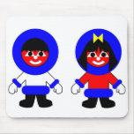 Inuit Boy and Girl Mouse Pads