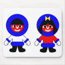 Inuit Boy and Girl mousepads