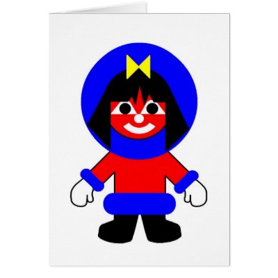Inuit Girl Greeting Cards by lonvig