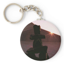 Inuit Sunset Keychain