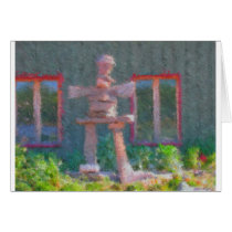 inukshuk at adamanda_Painting cards