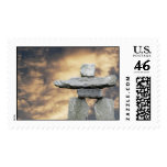 Inukshuk - Granite Rock Sculpture Stamps