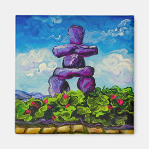 Inukshuk Refrigerator Magnets