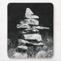 Inukshuk Stands Strong Mouse Pads