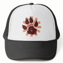 Inunu's Pawprint Hat by mausown Inunu's Pawprint Hat