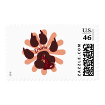 Inunu's Pawprint postage by mausown Inunu's Pawprint postage