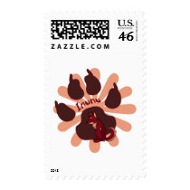 Inunu's Pawprint postage by mausown Inunu's Pawprint postage