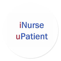 iNurse Round Stickers