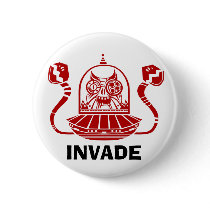 invade, alien, flying, saucer, martian, claw, nathan malone, nathan, malone, zekey spacey lizard, zekey, spacey, lizard, fololo311, artsprojekt, fantasy, science fiction, lacertid, Cold War (1979–1985), low level flight, Marxism-Leninism, terrain flight, Islamic mujahid movement, lacertid lizard, People's Republic of China, intervertebral disk, proxy war, intervertebral disc, Soviet Union, venomous lizard, Democratic Republic of Afghanistan, sortie, Afghan Mujahideen, fantasy life, United States, phantasy life, Saudi Arabia, sailpl, Button with custom graphic design