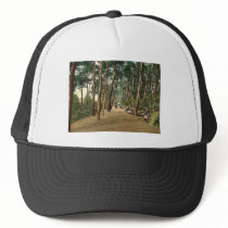 Invalids' walk, Bournemouth, England vintage Photo Hat