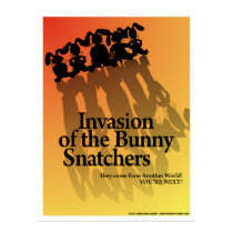 Invasion of the Bunny Snatchers Poster posters